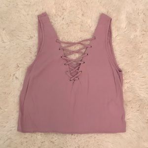 Lace Up Top